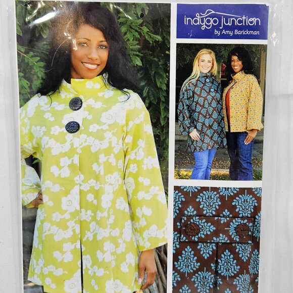 Indygo Junction - IJ885, Chinois Coat, Size: S-M-L-XL-2XL;  Factory Folded - Picture 1 of 2